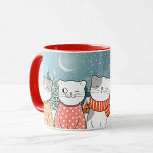 Winter Cats Mug