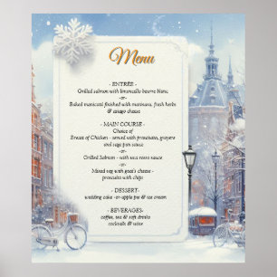 Winter Celebrations in Amsterdam Poster