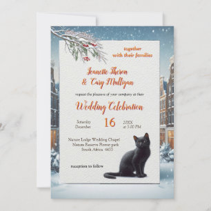 Winter Celebrations in the Snow, or in the Sun. Invitation
