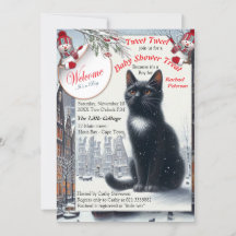 Winter Celebrations in the Snow, with Kittens