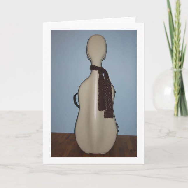 Winter Cello greeting card (Front)