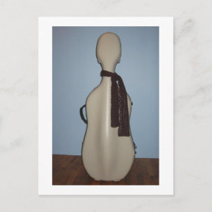 Winter Cello postcard
