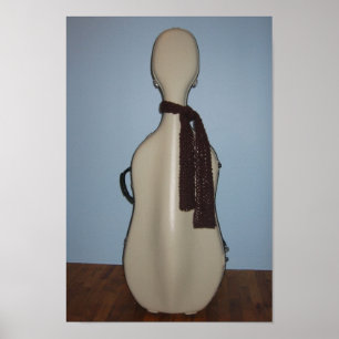 Winter Cello print