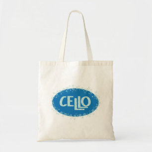 Winter Cello Tote Bag