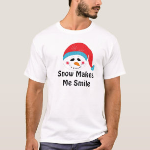 Winter Cheer Snowman Smiles T-Shirt