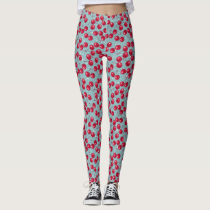 Winter cherry. leggings