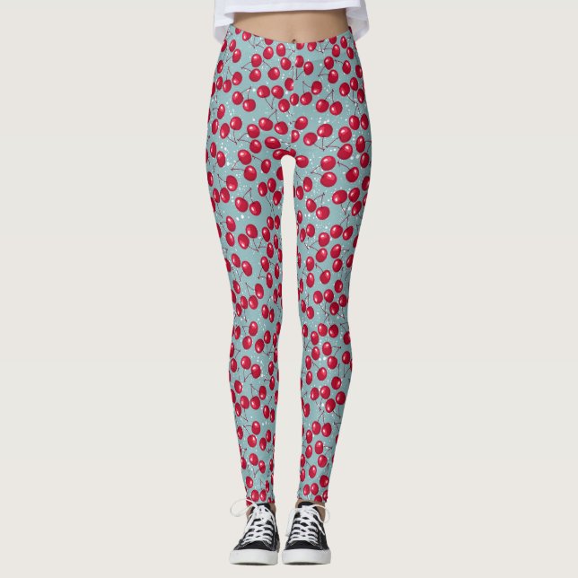 Winter cherry.  leggings (Front)