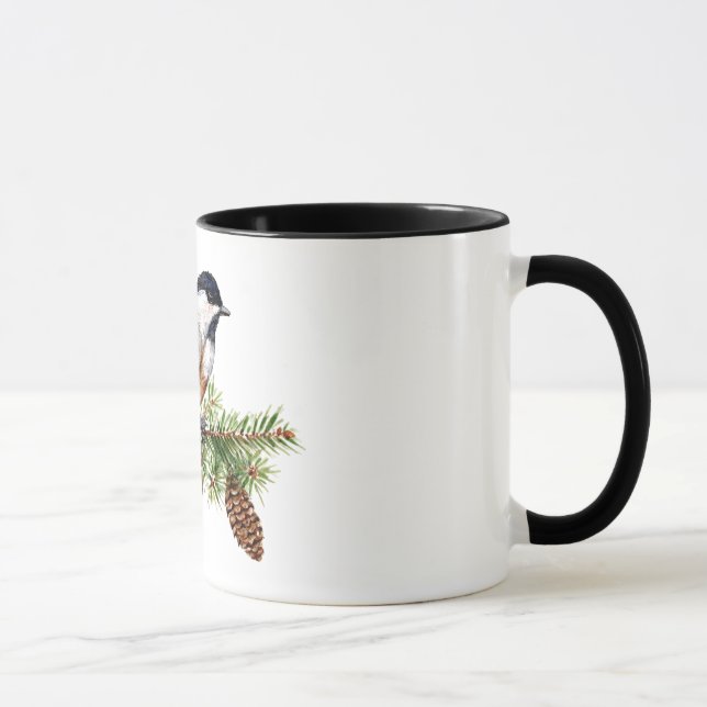 Winter Chickadee Mug (Right)