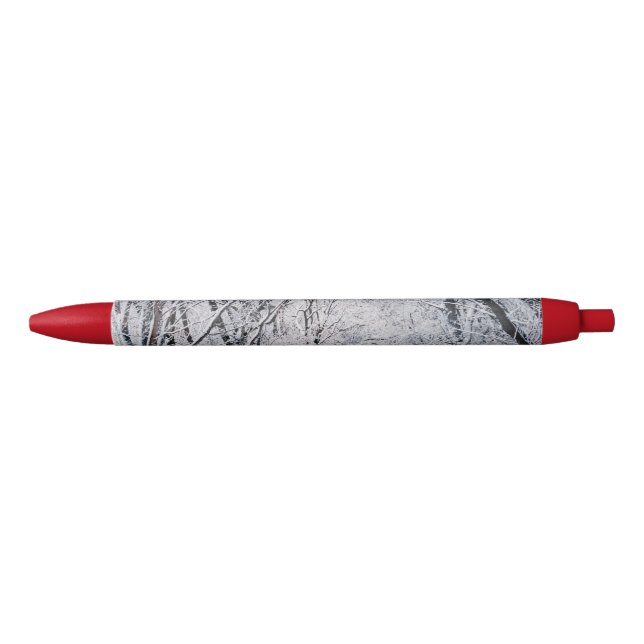 winter christmas 96 black ink pen (Front)