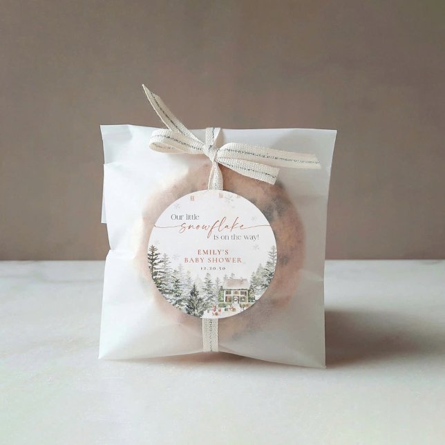 Winter Christmas Baby Shower Stickers (Creator Uploaded)