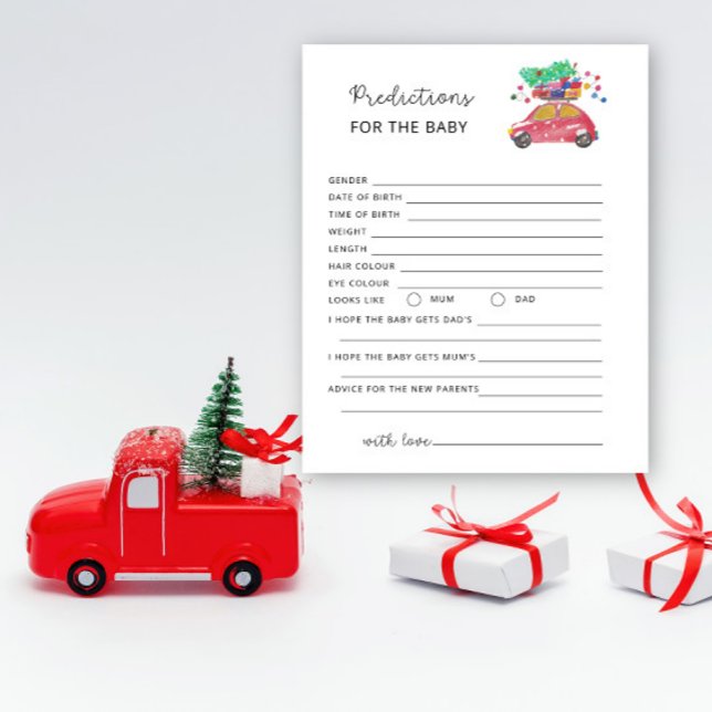  Winter christmas car \predictions and advice game (Creator Uploaded)