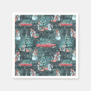 Winter Christmas Cosy Napkin