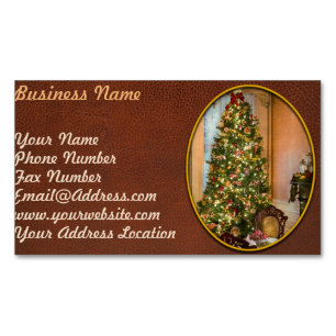 Winter - Christmas - It's Christmas again Magnetic Business Card
