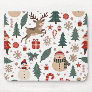Winter Christmas mouse pad