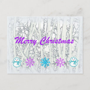 Winter Christmas Postcard