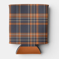 Winter/Christmas rustic blue/orange plaid