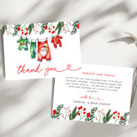 Winter Christmas Santa Baby Shower Welcome Sign