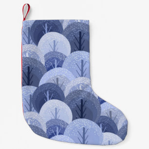 Winter Christmas seamless pattern. The pattern wit Small Christmas Stocking