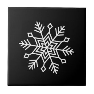 Winter Christmas Snowflake Matching Family Festive Tile