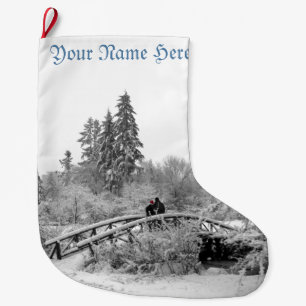 Winter Christmas Stockings Personalised Stockings