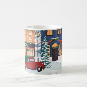 Winter christmas story scene coffee mug