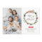 Winter Christmas Wreath Holiday Photo Cards