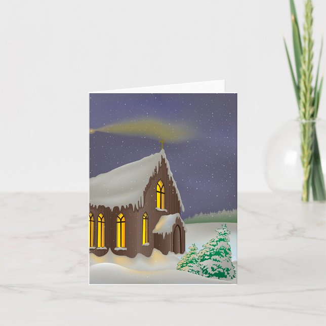 Winter Church Card (Creator Uploaded)