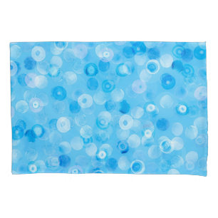 Winter Circles: Abstract Polka Dots. Pillowcase