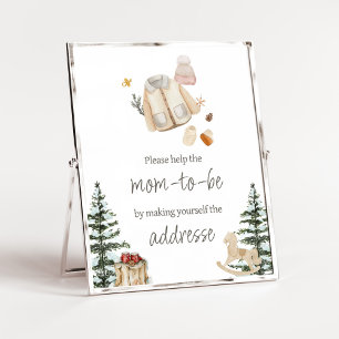 Winter Clothes It's Cold Outside Envelope Station Poster