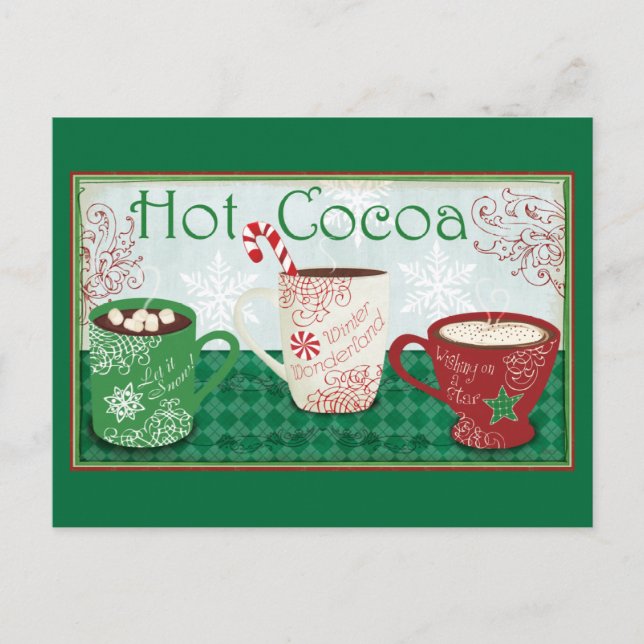 Winter Cocoa Postcard (Front)