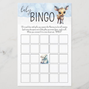 Winter Cold Outside Baby Bingo Baby Shower Game