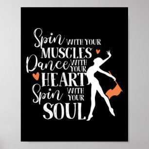 Winter Colour Guard Spin Your Muscle Dance Your Poster
