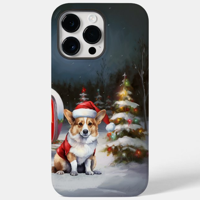 Winter Corgi Caravan Christmas Adventure  Case-Mate iPhone Case (Back)