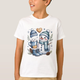 Winter Cosy Snowman  T-Shirt