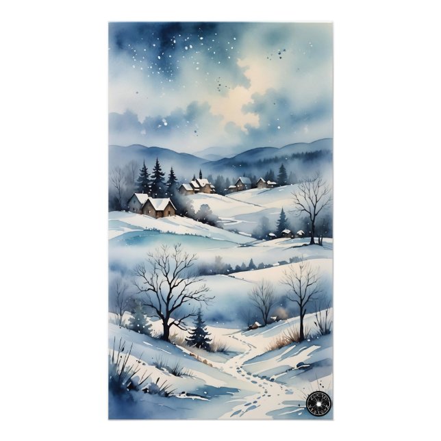 Winter Countryside Print (Front)