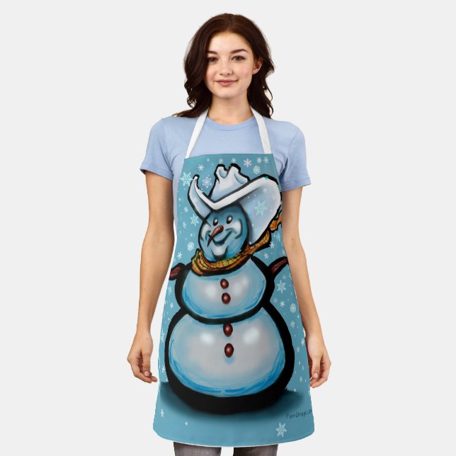 Winter Cowboy Apron (Worn)