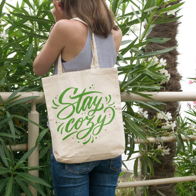 Winter Cozy Quote Tote Bag (Creator Uploaded)