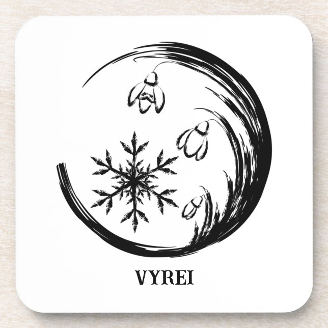 Winter Crest Coaster (Front)