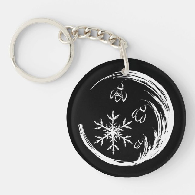 Winter Crest Key Ring (Front)