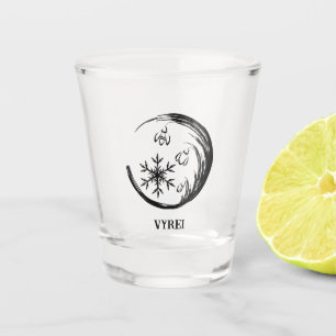 Winter Crest Shot Glass