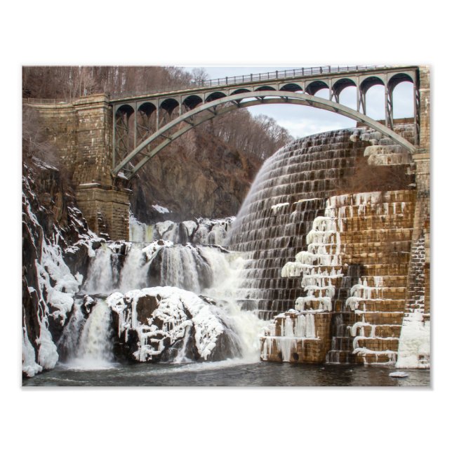 Winter, Croton Dam Photo Print (Front)
