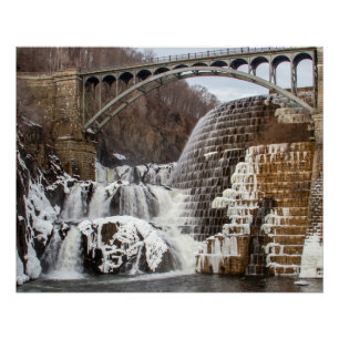 Winter, Croton Dam Poster