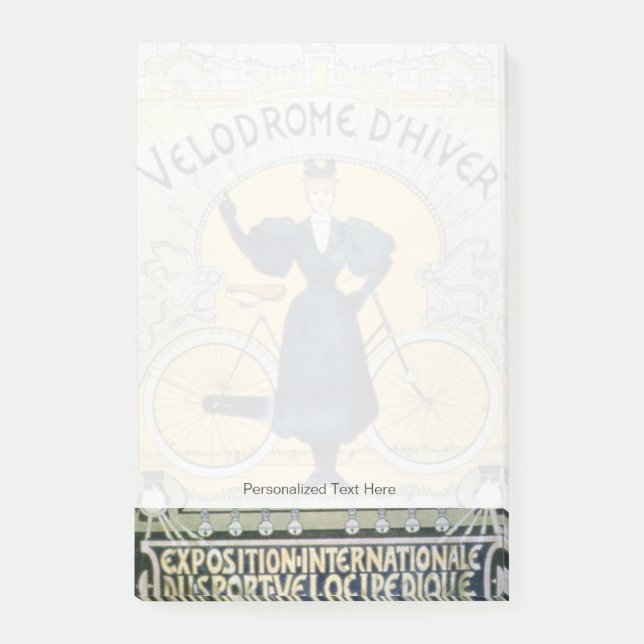 'Winter Cycle Racing Track', International Exhibit Post-it Notes (Front)