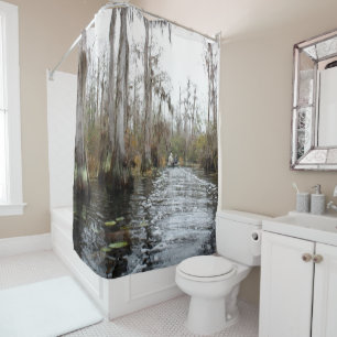 Winter Cypress Trees in Okefenokee Swamp Shower Curtain