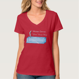 Winter Dance on Ice Cube Personalised T-Shirt