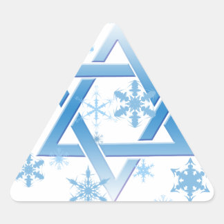 winter david triangle sticker