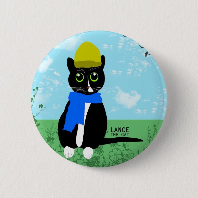 Winter Day Out 6 Cm Round Badge (Front)
