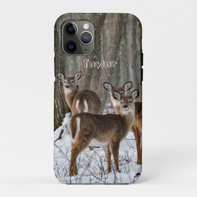 Winter Deer Case-Mate iPhone Case (Back)