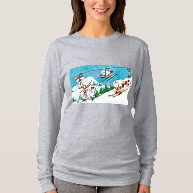 Winter Dental Office Funny T-Shirt (Front)