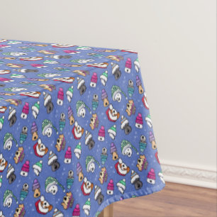 Winter Dog Trivet Tablecloth